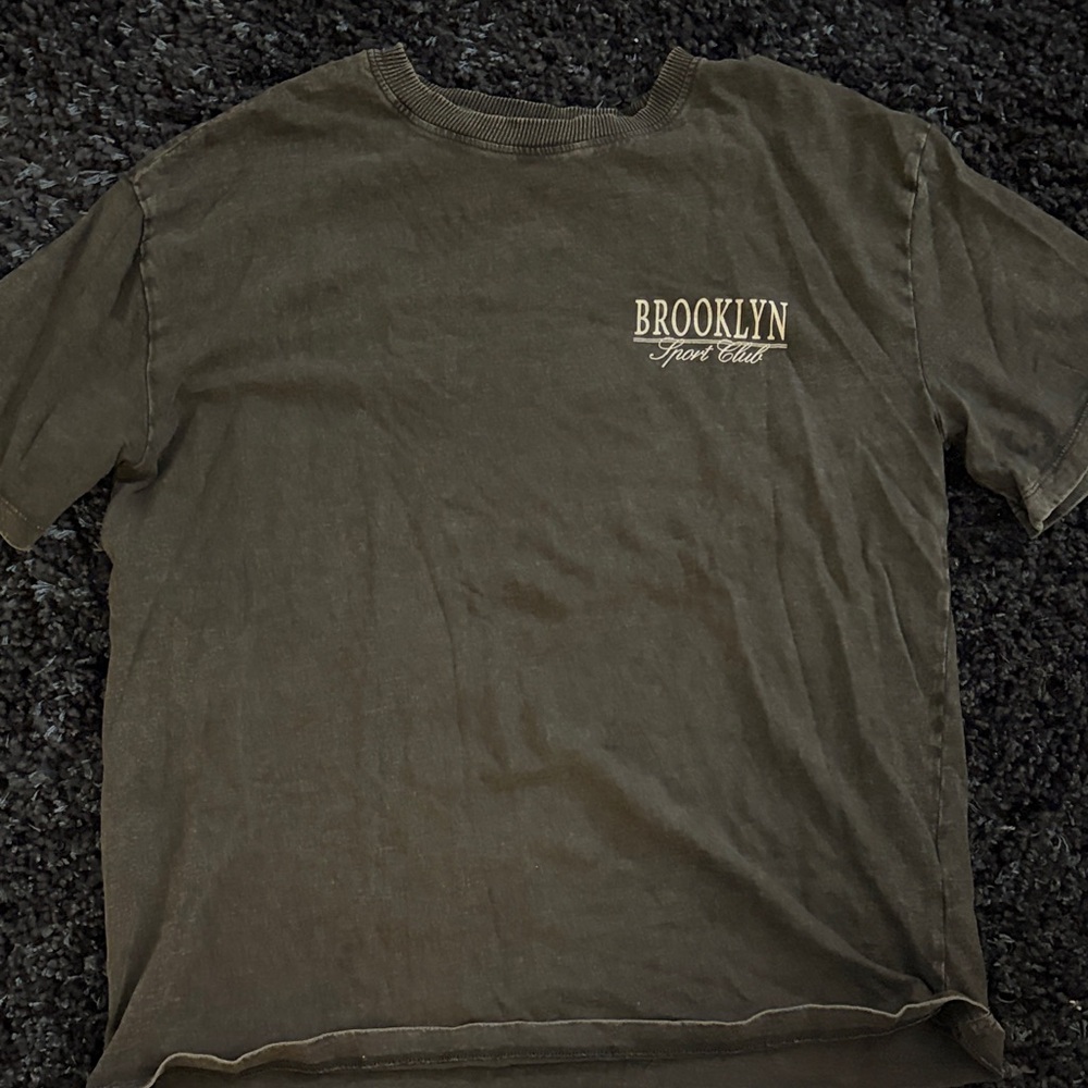 Garage Men's Olive Tee with Brooklyn Print